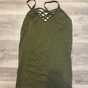 Elegant Olive Green Women's Camisole